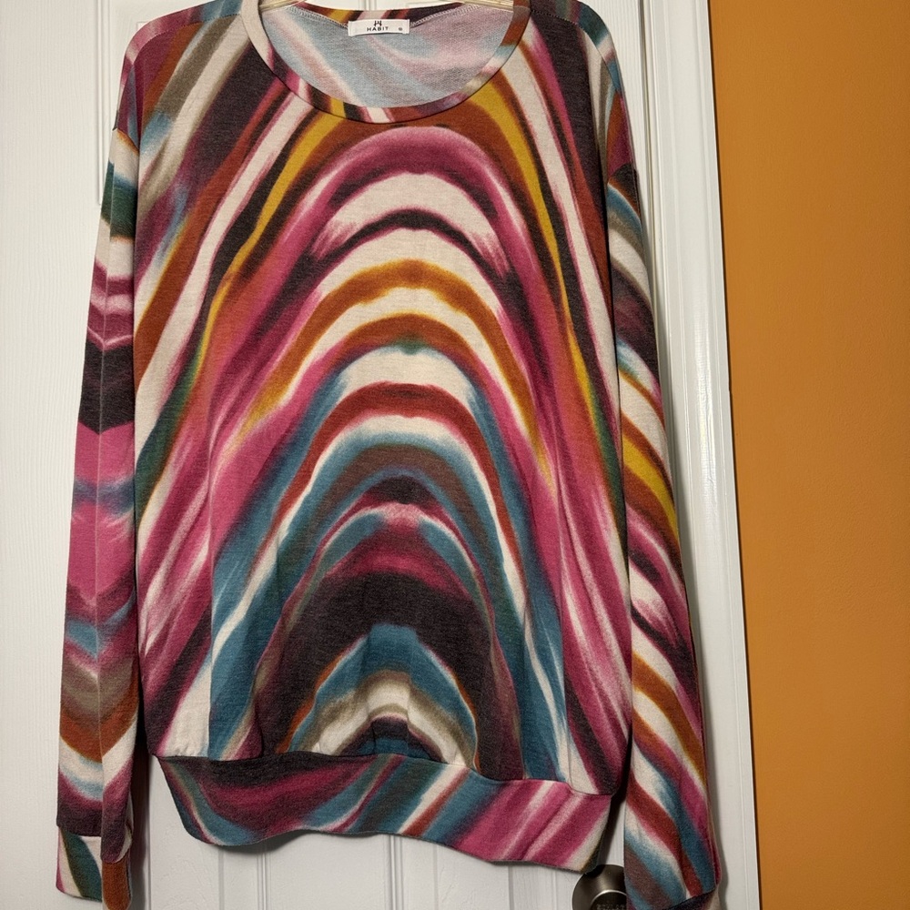 Habit Colorful Striped Women's Top